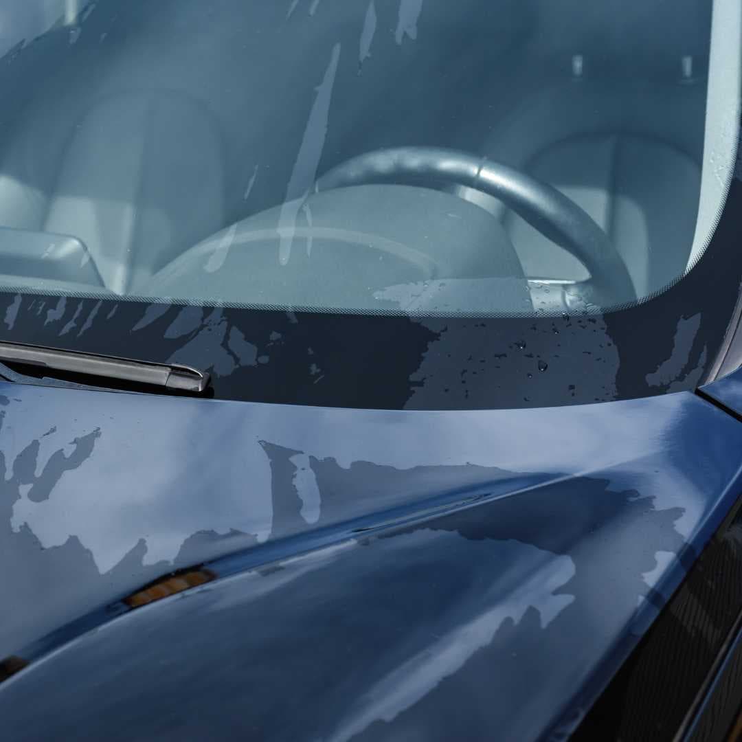 Same customer car gleaming and reflective after the exterior detail and sealant